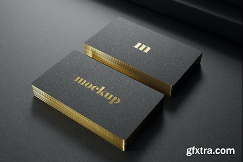 Luxury Business Card Mockup W4SX988