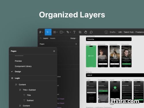 TalentHub - Freelance Platform Apps UI KIT Ui8.net