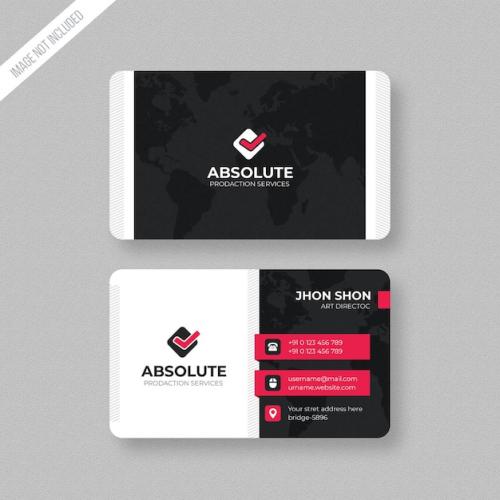 Premium PSD | Corporate business card template Premium PSD