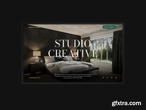 Studio Creative - Interior Design Studio Website UI Template Ui8.net