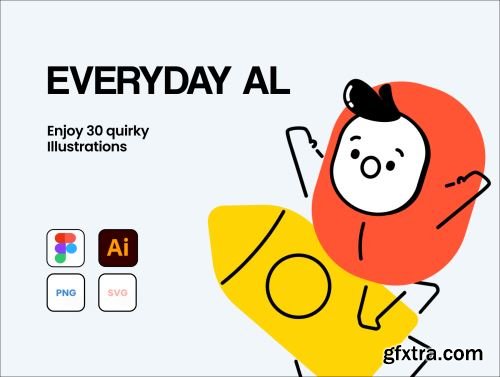 Everyday Al Illustration Bundle Ui8.net