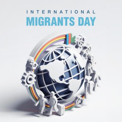 Premium PSD | Internationa lmigrants day social media design Premium PSD