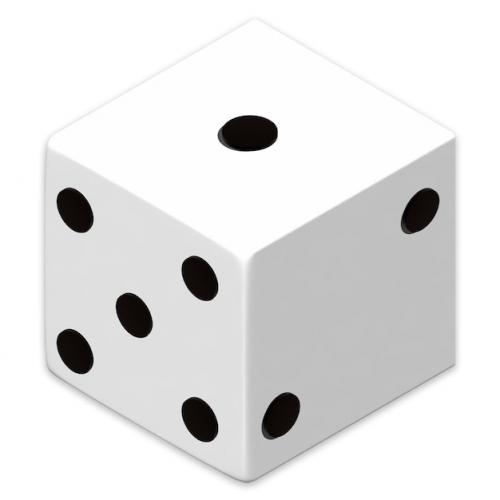 Premium PSD | Square dice Premium PSD