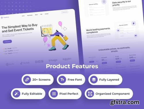 TicketHub - Event Management Web Templates Ui8.net