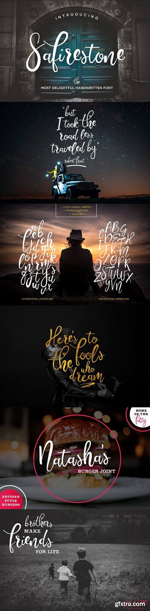 Safirestone Font + Extras