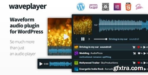 CodeCanyon - WavePlayer - Waveform Audio Player for WordPress and WooCommerce v3.6.2 - 14349799 - Nulled