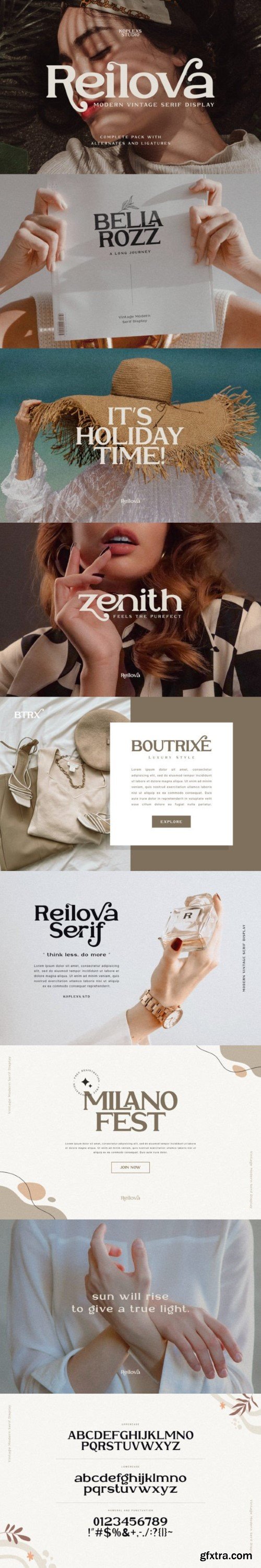 Reilova – Modern Vintage Serif Display