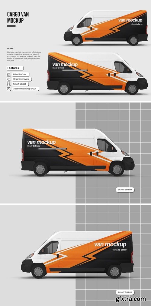 Cargo Van Mockup GZE4Y4Z