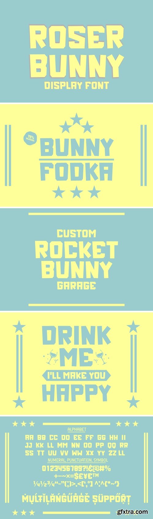 Roser Bunny Font