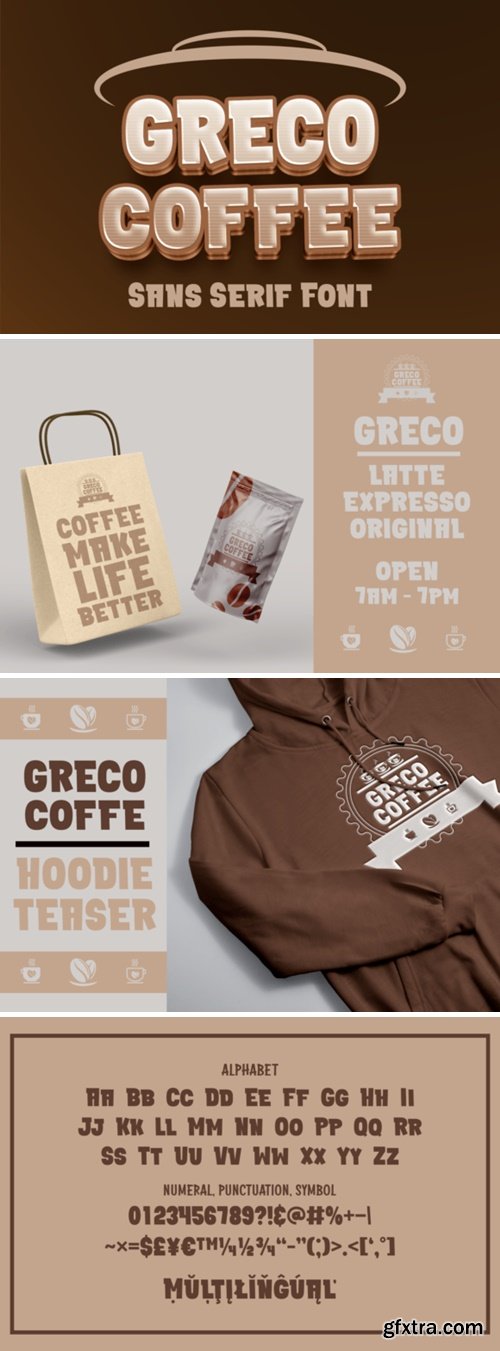 Greco Coffee Font