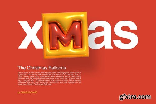 Inflated Xmas PNG Elements YJ8CPGS