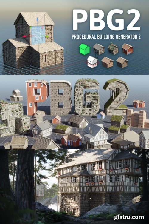 Blender Market &ndash; Procedural Building Generator 2