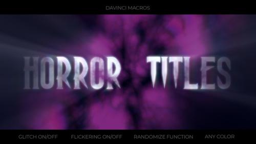 Videohive - Horror Titles - 48441496 - 48441496