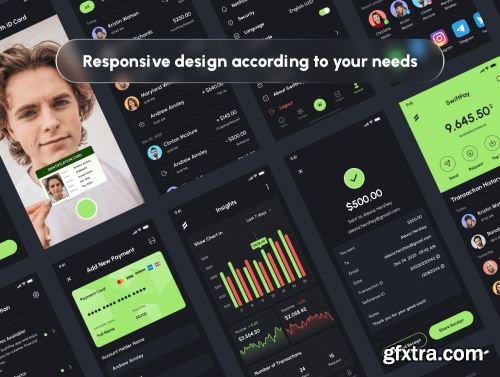 SwiftPay - Money Transfer App UI Kit Ui8.net