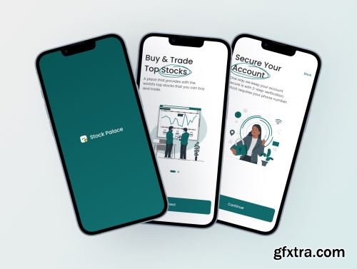 Stock Palace App UI Kit Ui8.net