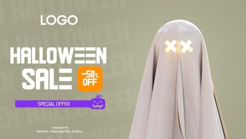 Premium PSD | Halloween pumpkin holiday ghosts monsters night scary Premium PSD