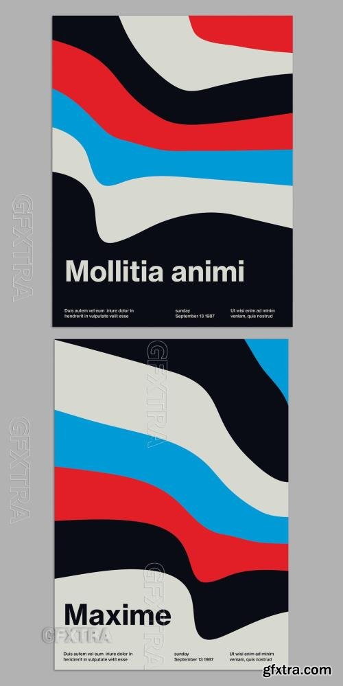 Swiss International Style Poster Design Layout 529492774