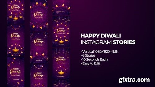Videohive Happy Diwali Instagram Stories 48875724