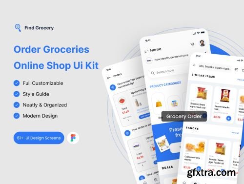 Order Groceries & More Online Shop App Ui8.net