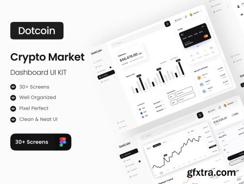 DotCoin - Crypto Market Dashboard UI KIT Ui8.net