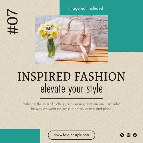 Premium PSD | Fashion style elegance instagram post Premium PSD