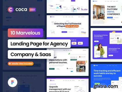 Coca Landing Page Kit V3 Ui8.net