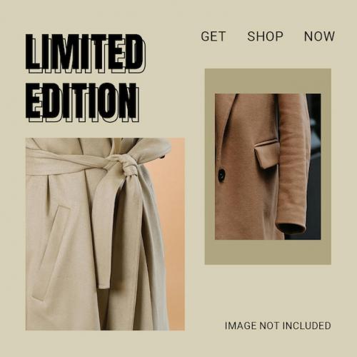 Premium PSD | Fashion sale limited items instagram post Premium PSD