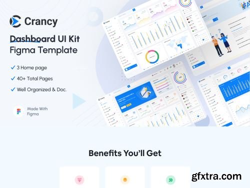 Crancy - Admin Dashboard Figma UI Kits Template Ui8.net