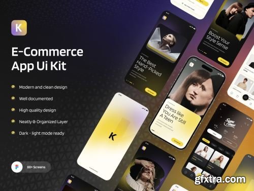 KAYLE - E-Commerce APP UI Kits Ui8.net