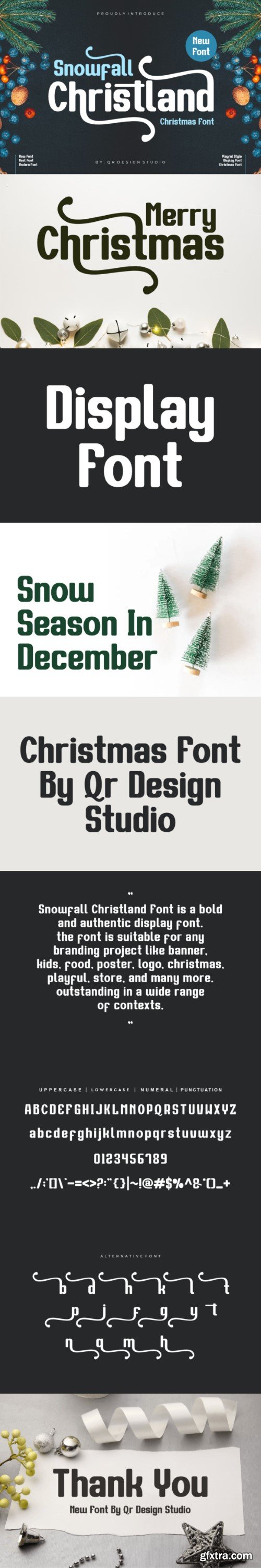 Snowfall Christland Font