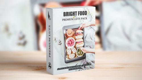 Videohive - Bright Food Vlogger Cinematic Film LUTs Pack - 48476464 - 48476464