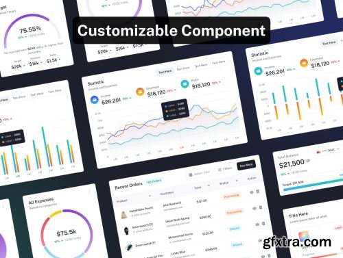 Dazel Dashboard UI Kit Ui8.net