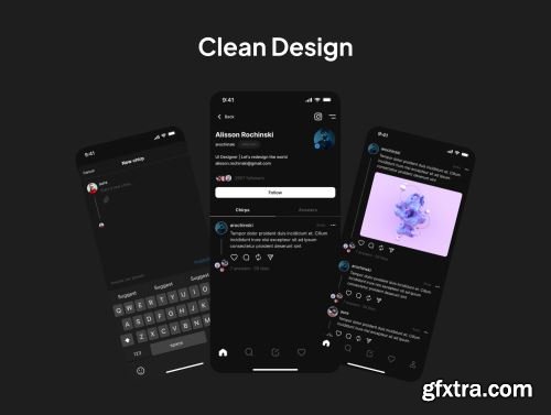 Chirp - Messaging Social Network Ui8.net