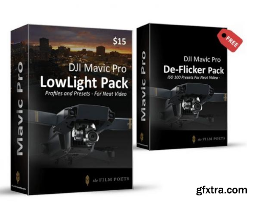 LowLight Pack for DJI Mavic Pro & Neat Video