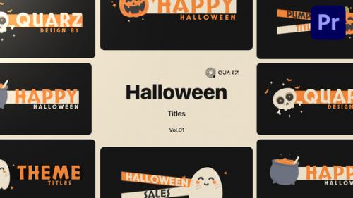 Videohive - Halloween Titles for Premiere Pro Vol. 01 - 48476699 - 48476699