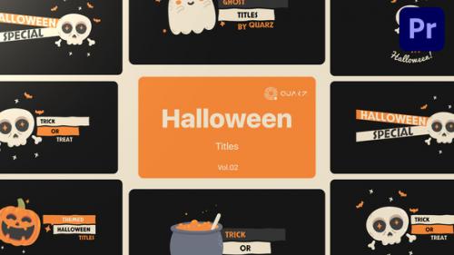 Videohive - Halloween Titles for Premiere Pro Vol. 02 - 48476955 - 48476955