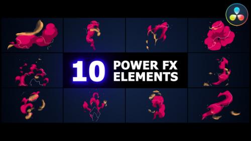 Videohive - Power Elements | DaVinci Resolve - 48477894 - 48477894