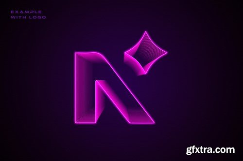 Retro Wave Text Effects GMULKNQ