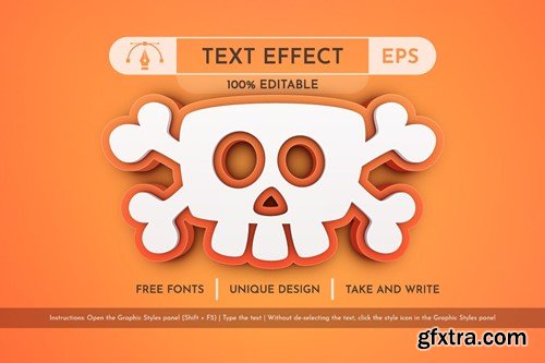 Orange October - Editable Text Effect, Font Style VQPC7S9