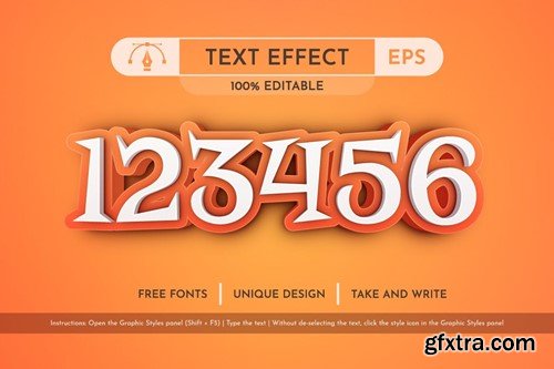 Orange October - Editable Text Effect, Font Style VQPC7S9