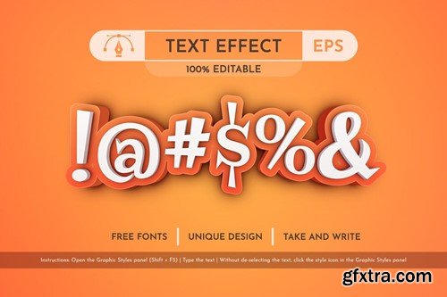 Orange October - Editable Text Effect, Font Style VQPC7S9