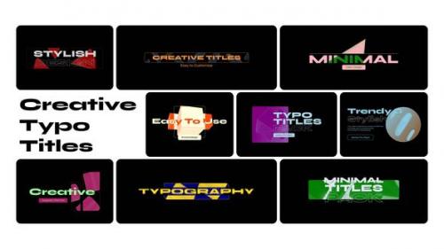 Videohive - Creative Typo Titles - 48505072 - 48505072