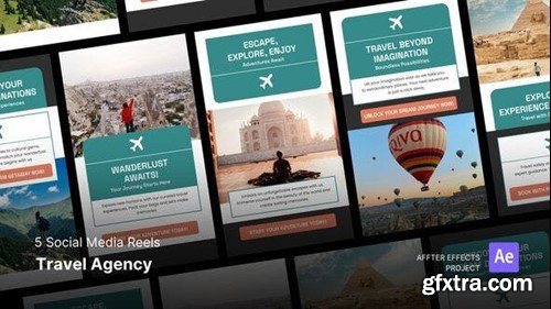 Videohive Social Media Reels - Travel Agency After Effects Template 48914171