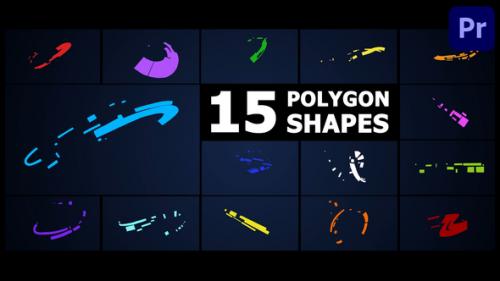 Videohive - Polygon Shapes | Premiere Pro MOGRT - 48522528 - 48522528