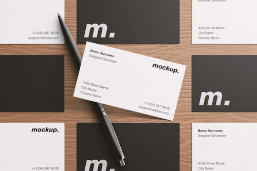 Premium PSD | Mockup of business cards Premium PSD