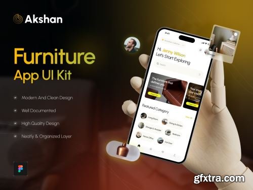 Akshan - Furniture App UI Kit Ui8.net