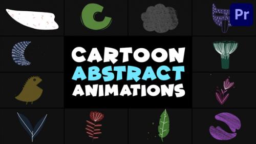 Videohive - Cartoon Abstract Animations | Premiere Pro MOGRT - 48522949 - 48522949