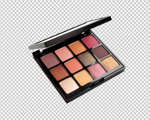 Premium PSD | Eyeshadow palette kit cutout png isolated on a transparent background Premium PSD