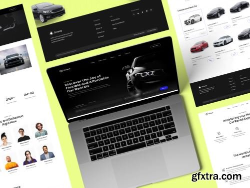 Carent - Car Rental Web Templates Ui8.net