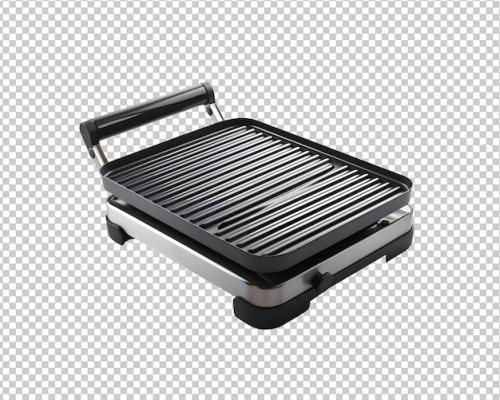 Premium PSD | Empty griddle isolated object png on transparent background Premium PSD